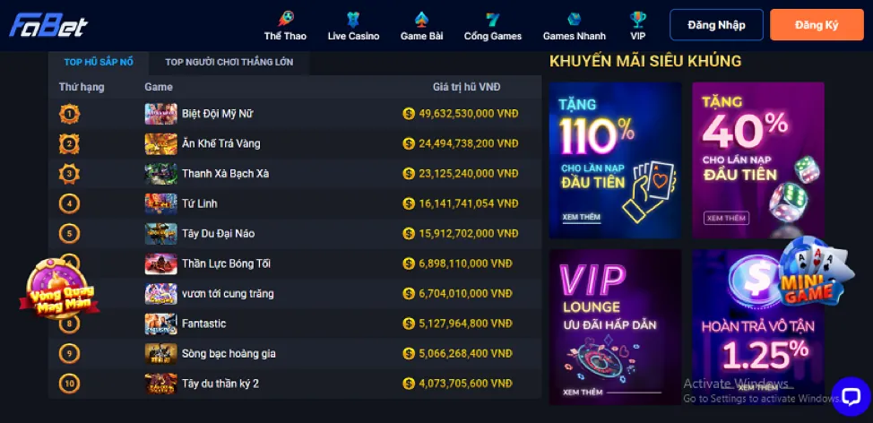 Ưu đãi VIP độc quyền v999 login